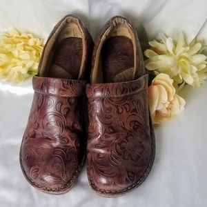 B.O.C Dark Brown Clogs size 7